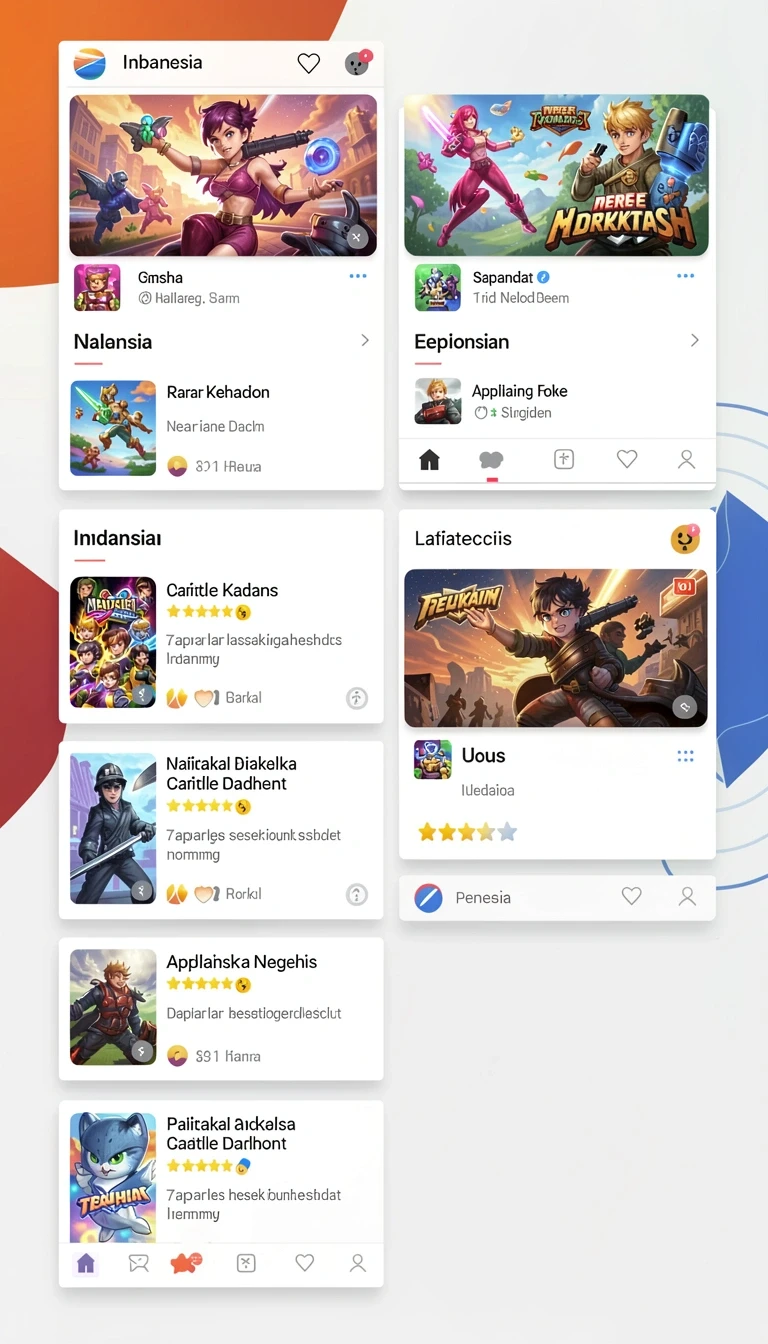 Beragam pilihan permainan menarik dalam aplikasi Download koko288 APK Terbaru untuk HP Android.