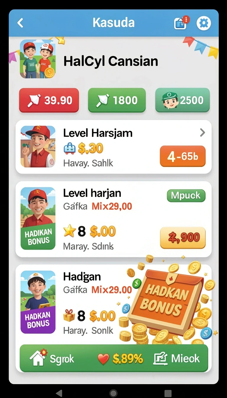 Beragam pilihan permainan menarik dalam aplikasi qqdewa APK Terbaru untuk Perangkat Android.